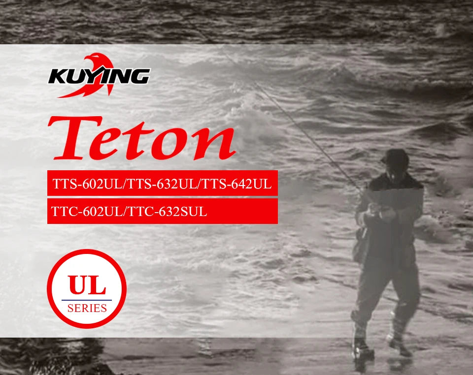 KUYING Teton UL Ultra-light Soft Carbon Casting Spinning Fishing Rod