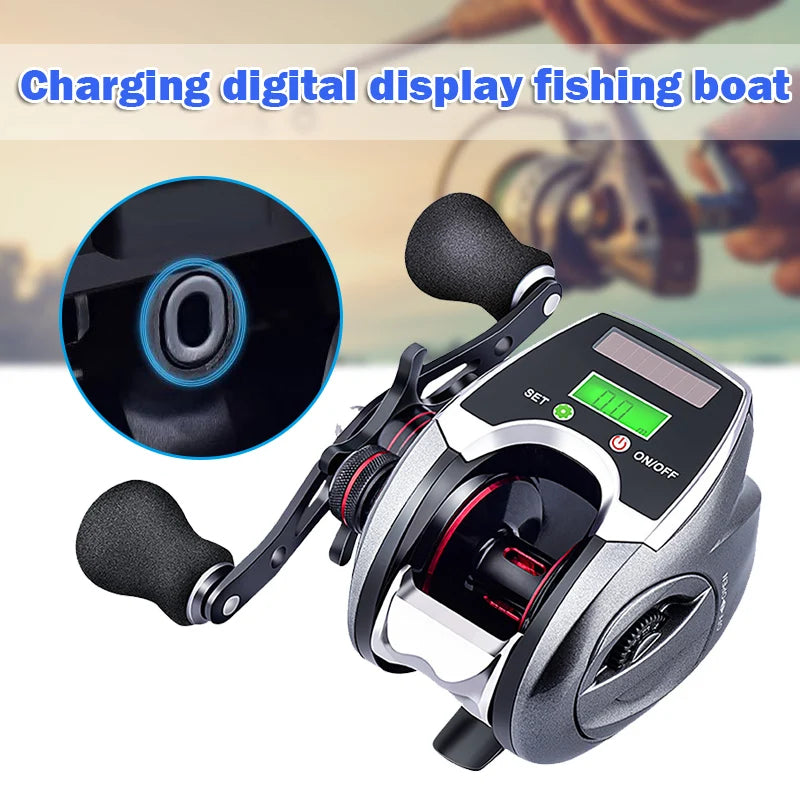 Left / Right Hand Low Profile Line Counter Fishing Reel