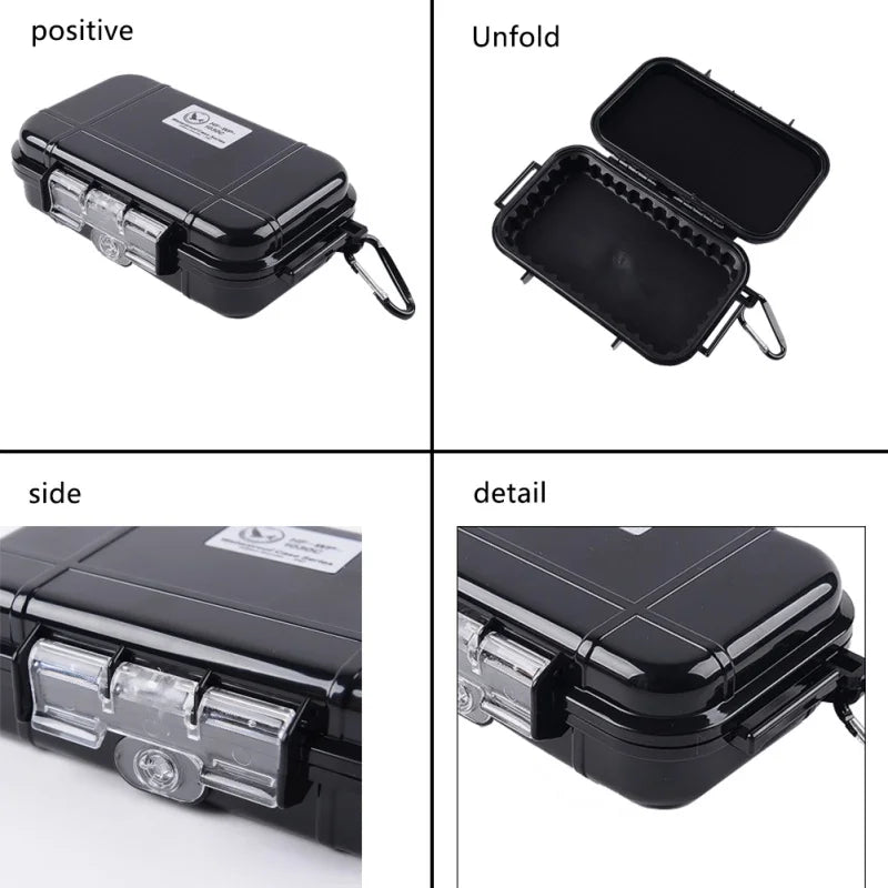 Outdoor Shockproof Waterproof camping tool Portable instruments survival Storage Box