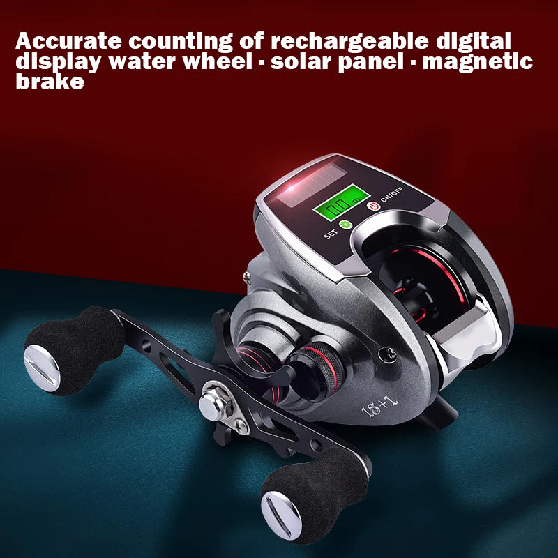 Left / Right Hand Low Profile Line Counter Fishing Reel