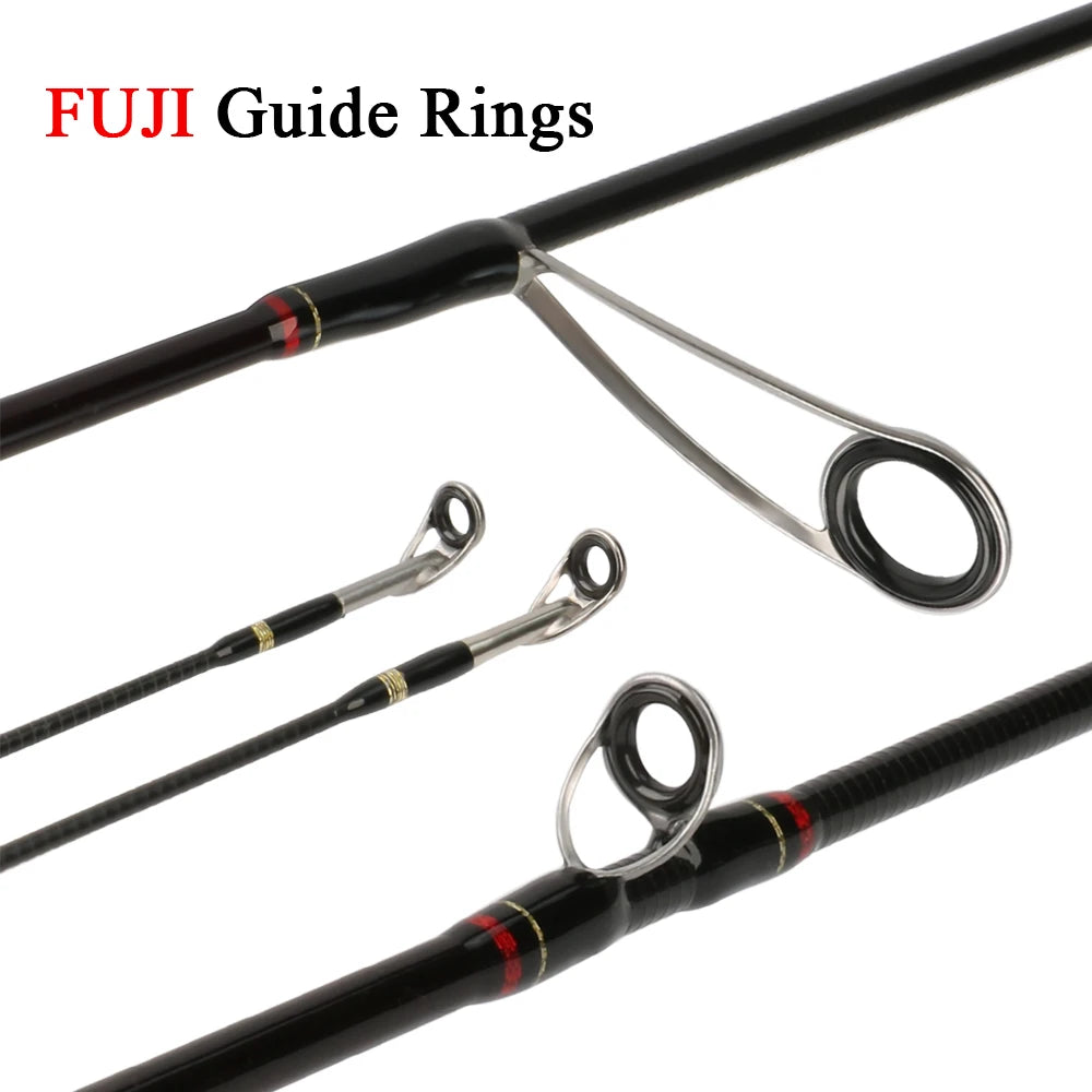 KUYING Teton SUL Super Ultralight 5'2" Casting 6'2" Spinning Soft Carbon \\ Rod