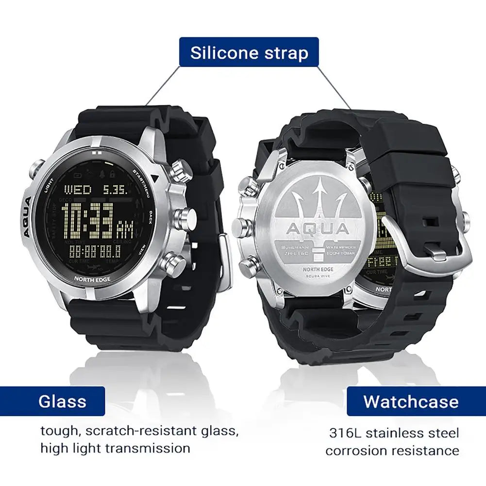 Scuba Diving  Waterproof 100M Computer/Watch