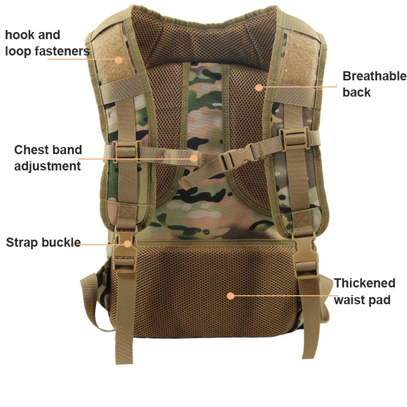 Mountaineering Large  Capacity Tactical Backpack