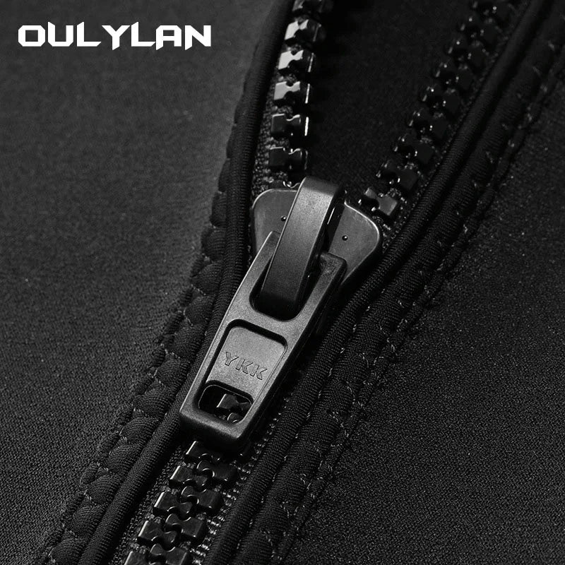 Oulylan Mens 1.5mm Neoprene Hooded Diving Jacket