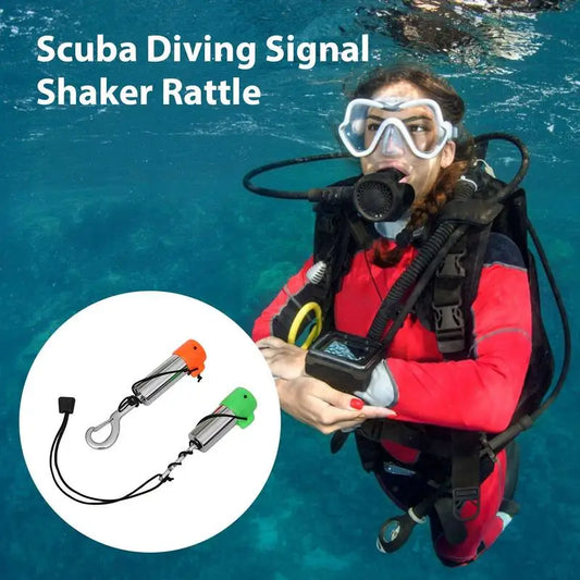 Scuba Diving Underwater Rattle Stick with Clip