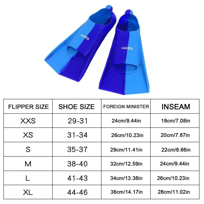 Silicone Professional Scuba Diving Full Foot Fin