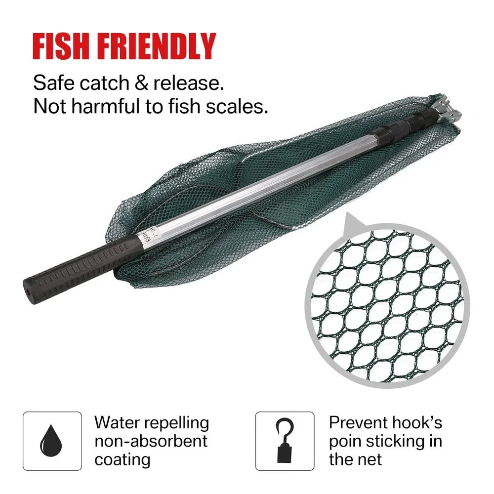 Telescopic   Aluminum Landing Fishing Net 190CM