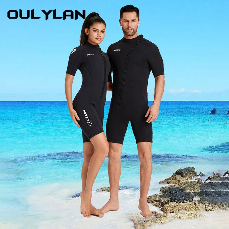 Men/Women 3MM Short Neoprene Wetsuit