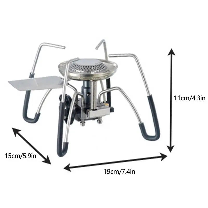 Camping Spider Gas Stoves Outdoor Camping Gas Stove Spider Stove Card Type Gas Stove Stainless Steel Stoves For Camping Hiking