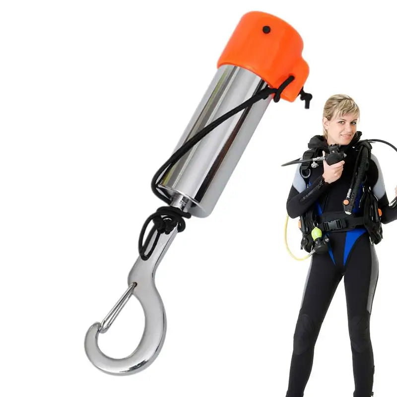 Scuba Diving Underwater Rattle Stick with Clip