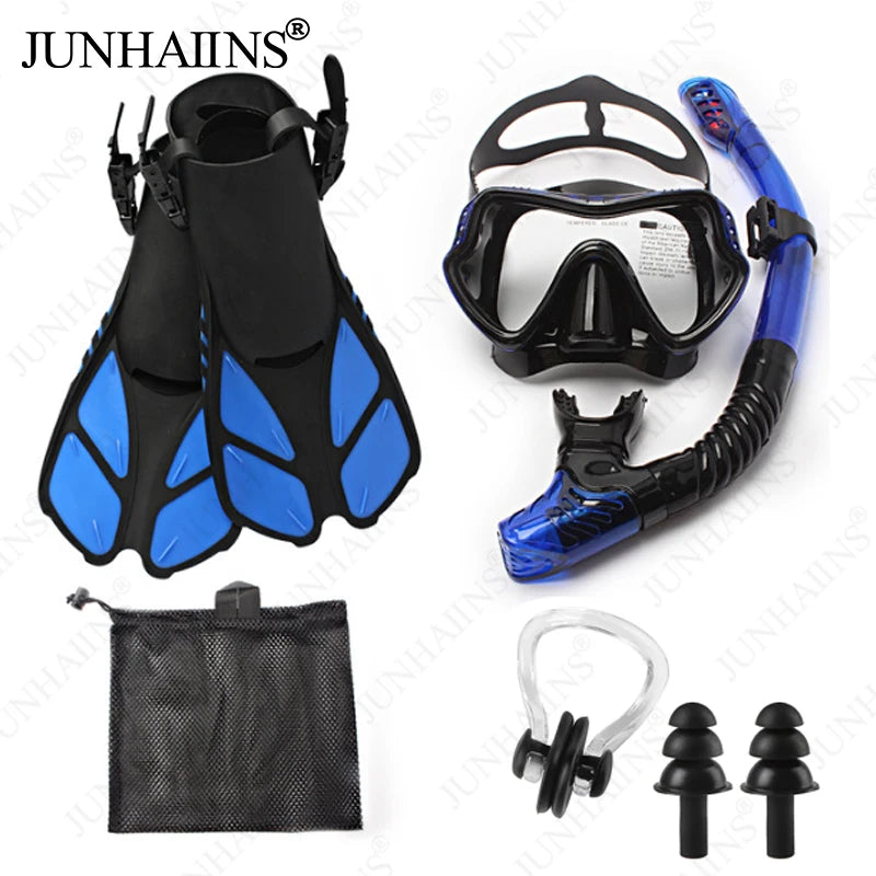 Sports Anti Fog Diving Mask Snorkel diving fins Set