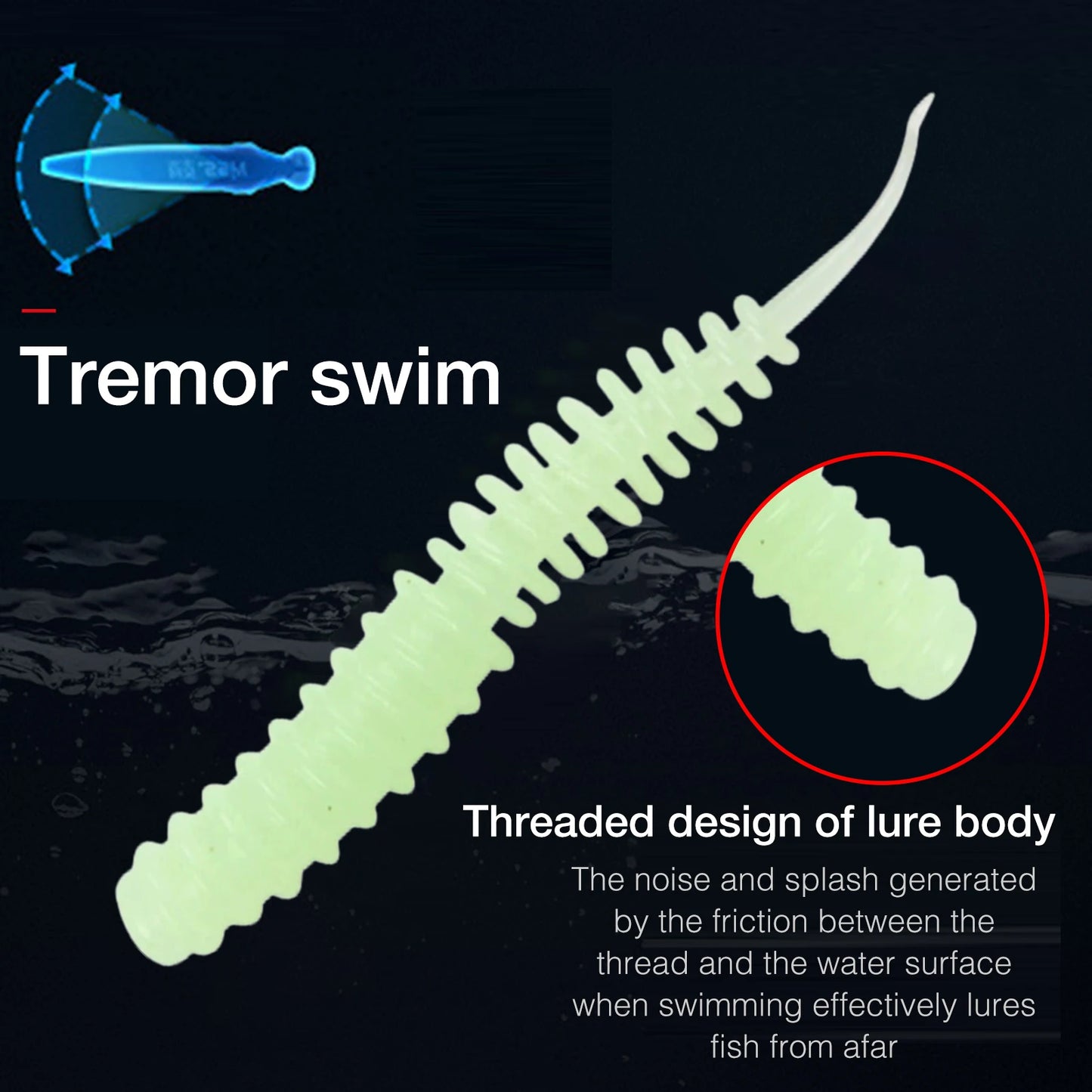 10pcs Soft Fresh Water Bionic Fishing Lure