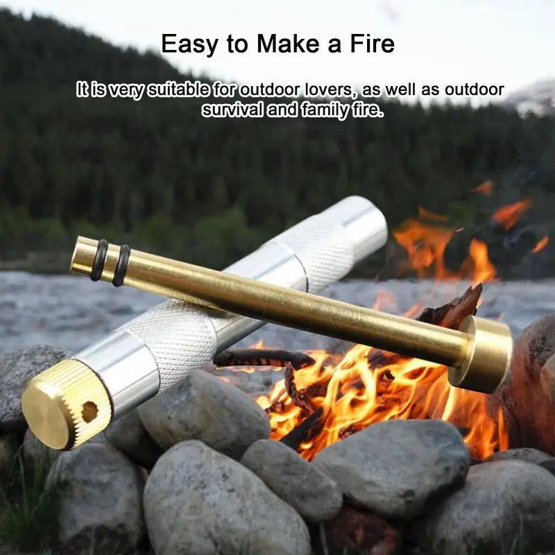 Metal Piston Fire Starter Rod