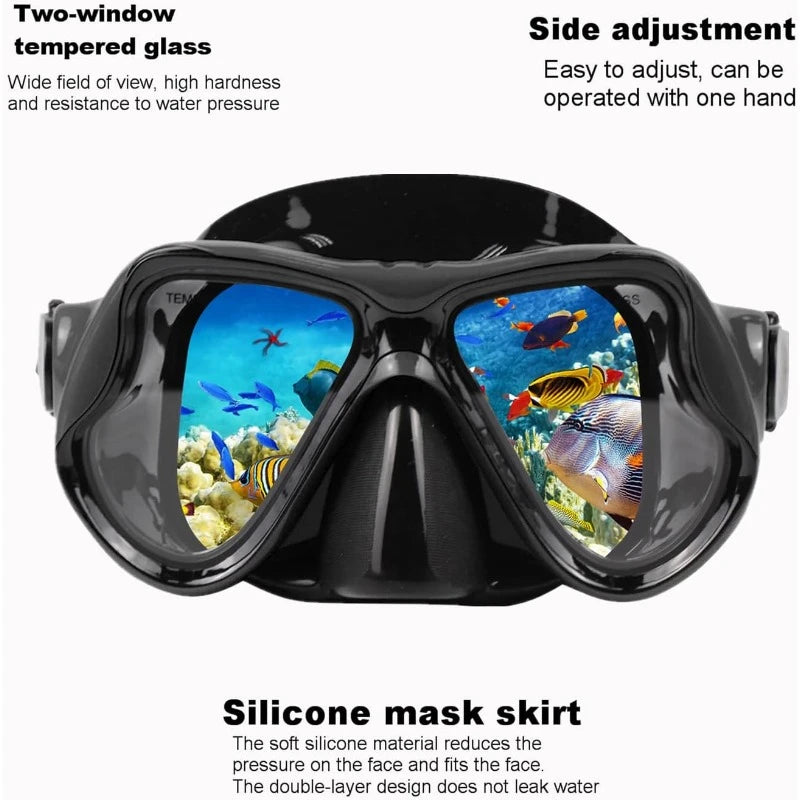 Adults Scuba Diving mask And Dry Snorkel