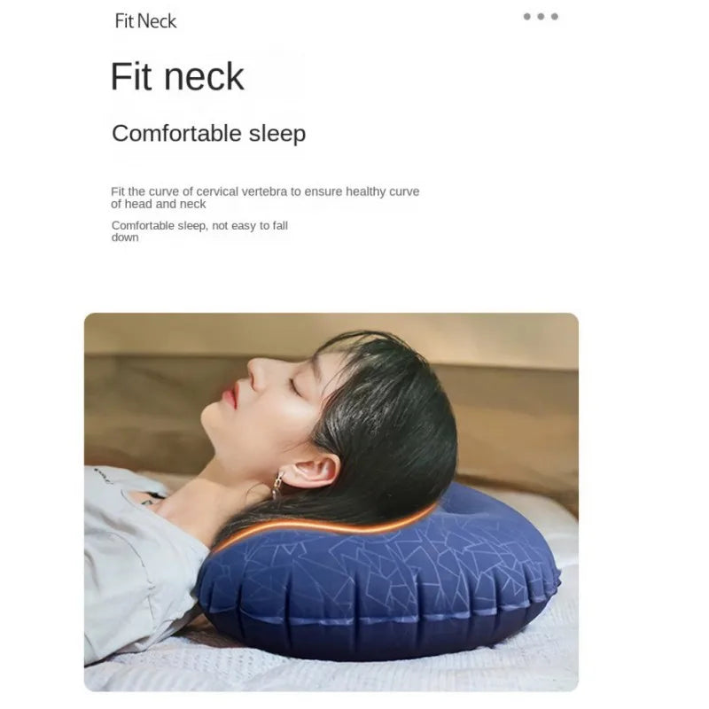 Portable Inflatable Camping Nap Cervical Pillows