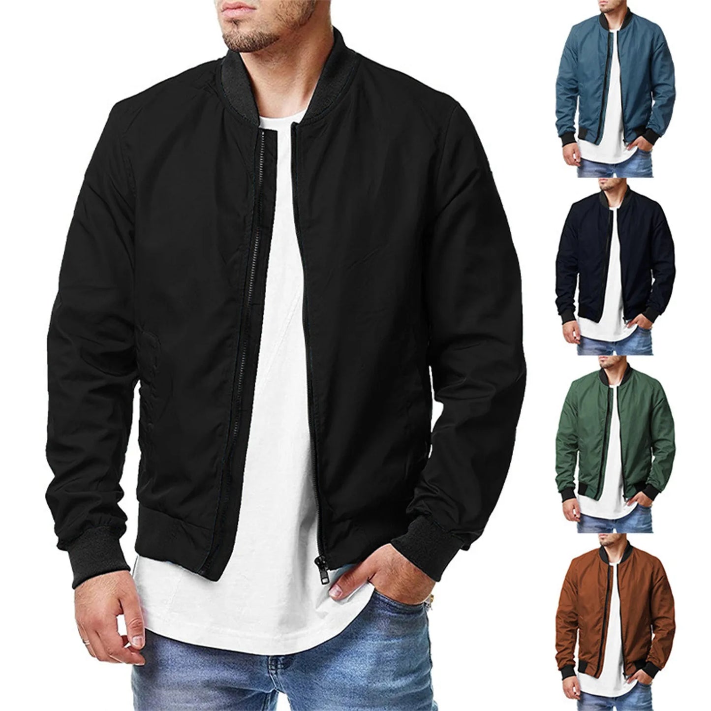 Men's Lightweight Bomber Jacket