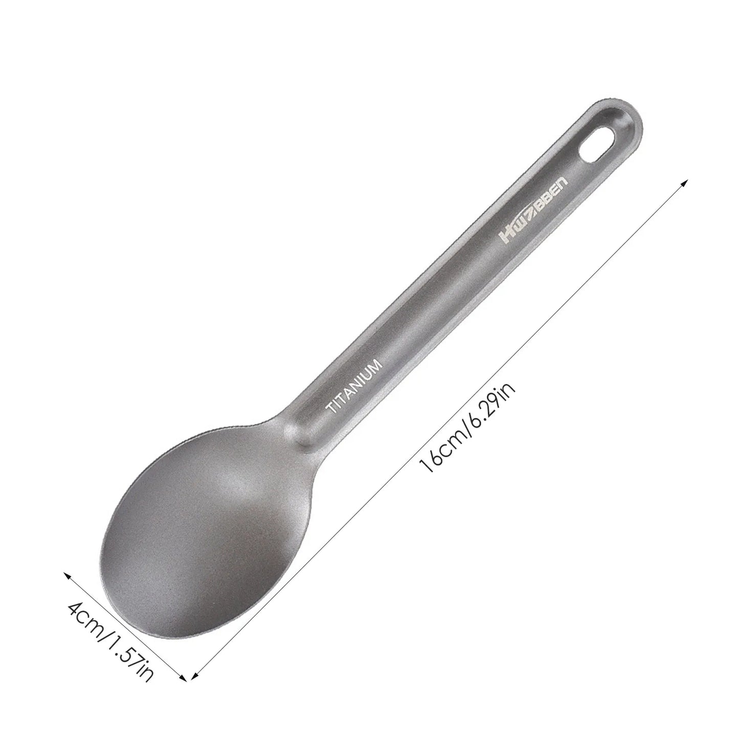 Camping Lightweight Titanium Cutlery Set  Spoon Fork Knife