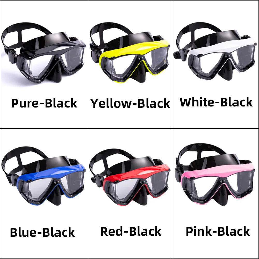 3 Windows Wide View  Diving Mask