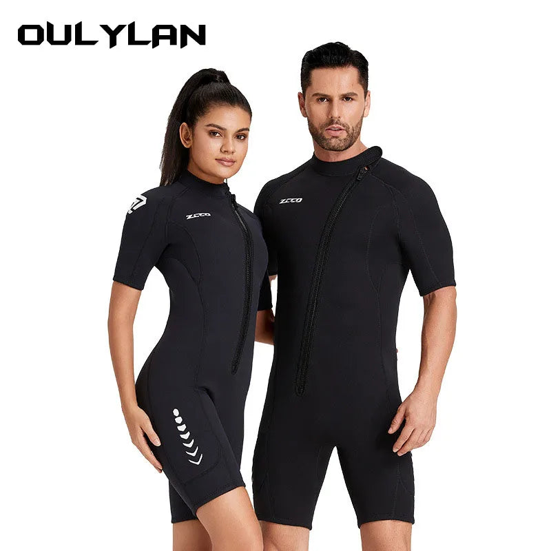 Men/Women 3MM Short Neoprene Wetsuit