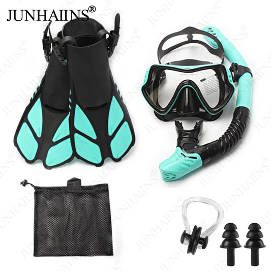 Sports Anti Fog Diving Mask Snorkel diving fins Set