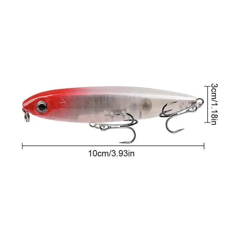 3D Artificial6X Colorful Hard Swim Fishing Lures For Bass