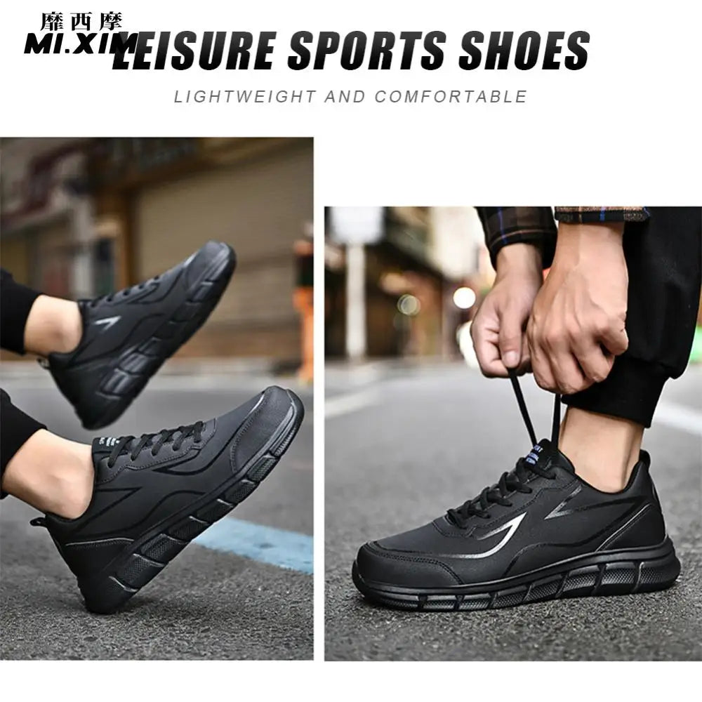 Mens Leather Sneakers