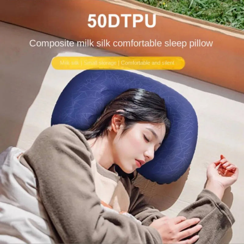 Portable Inflatable Camping Nap Cervical Pillows