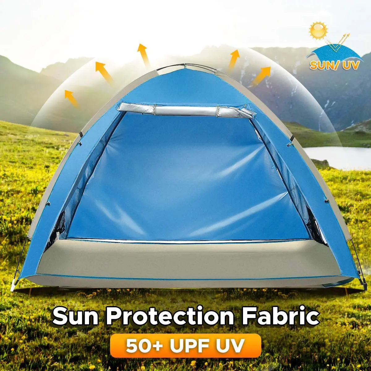 Ultralight Quick Automatic Opening 2-3 People Camping Tent