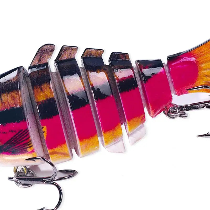 7-segment 3X Hard Crankbait  Realistic Slow Snk Fishing Lure