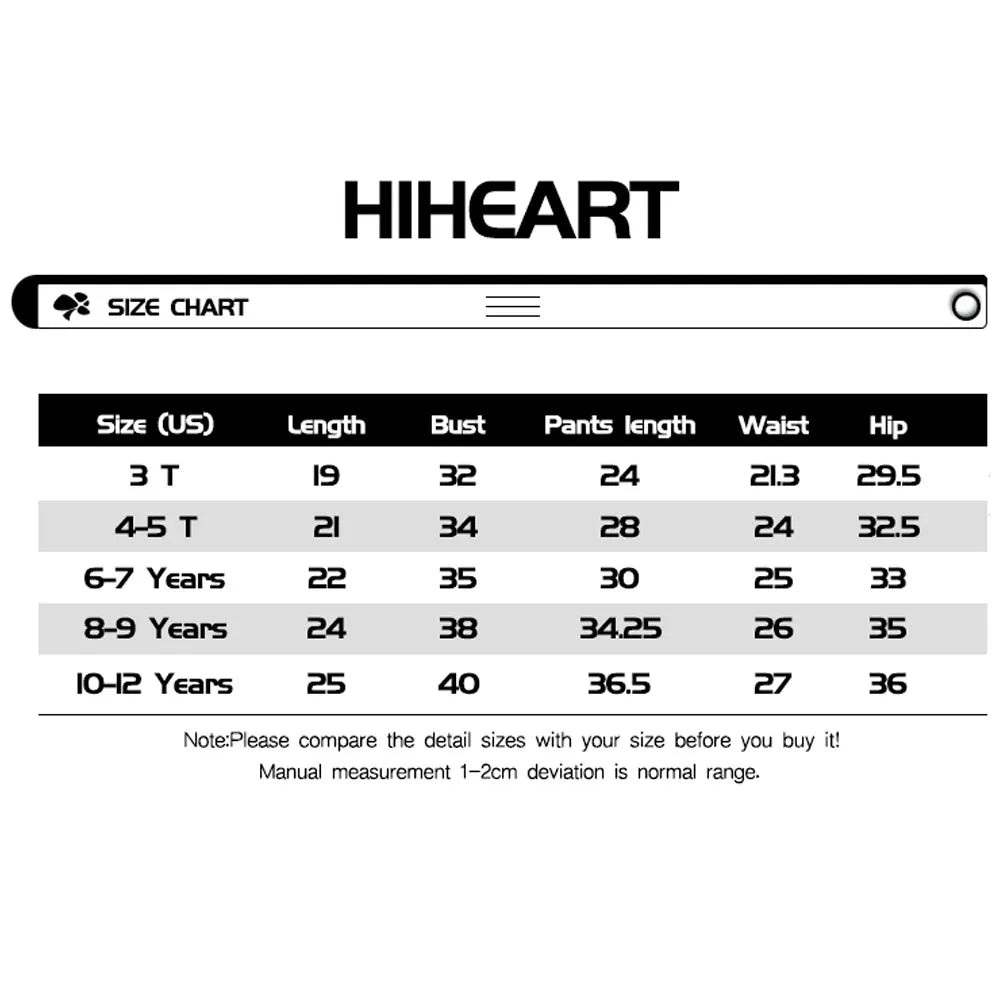 Hiheart 3-12T Kids Ski Suits Boys Girls Ski Jackets -30 Degrees Pants Winter Snowboard Skiing Suit Set Waterproof Snow Suits