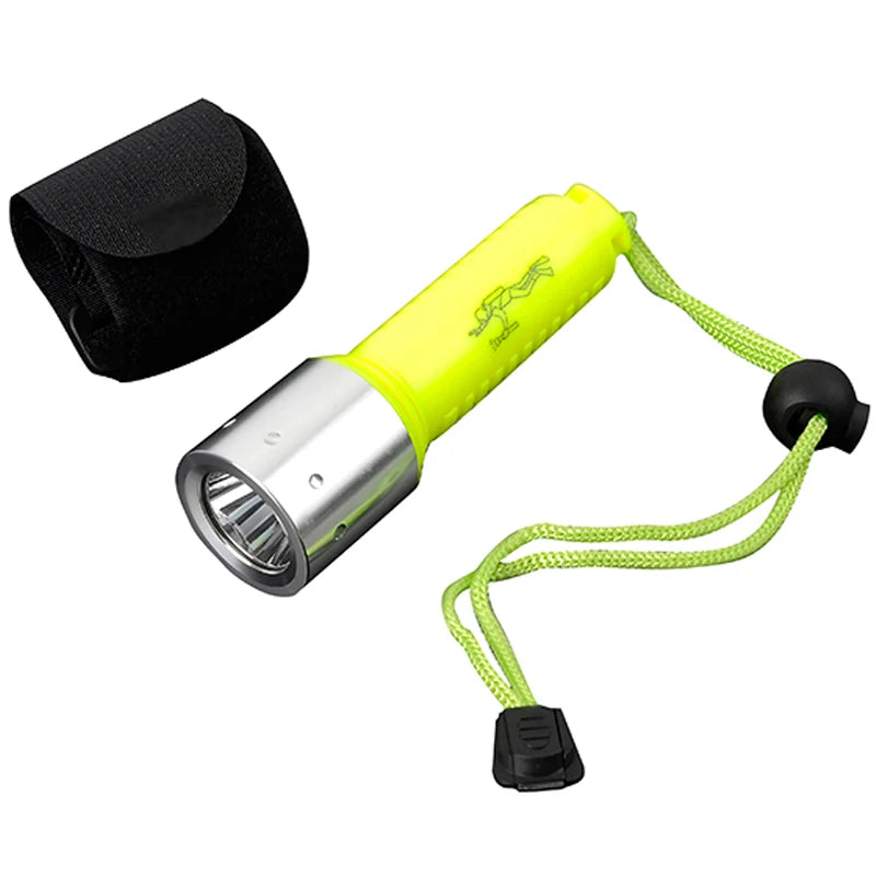 ZK20 Diving Flashlight Q5 LED Rechargeable Dive Flashlight