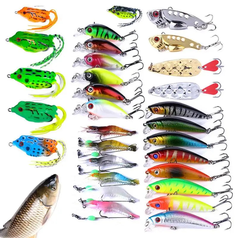 Saltwater Realistic  Bass Fishing Lure Set