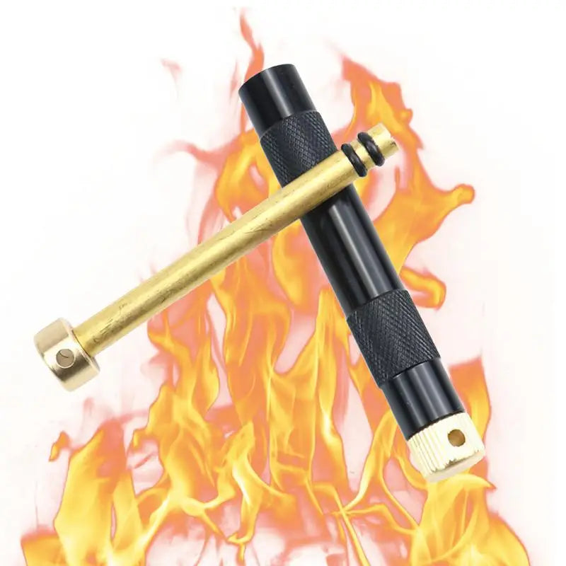 Metal Piston Fire Starter Rod