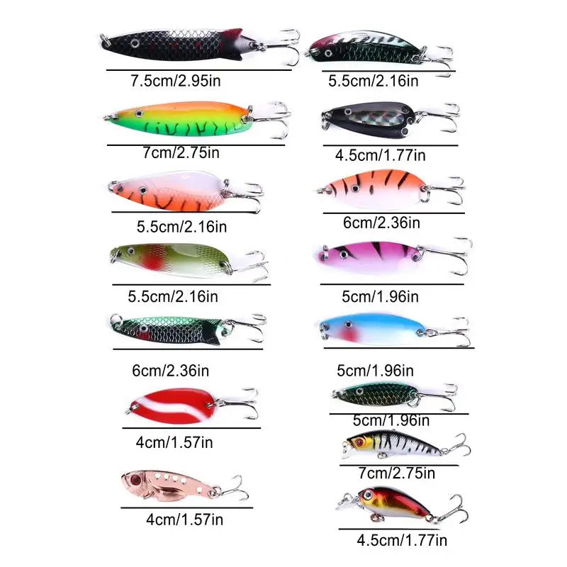 Saltwater Realistic  Bass Fishing Lure Set