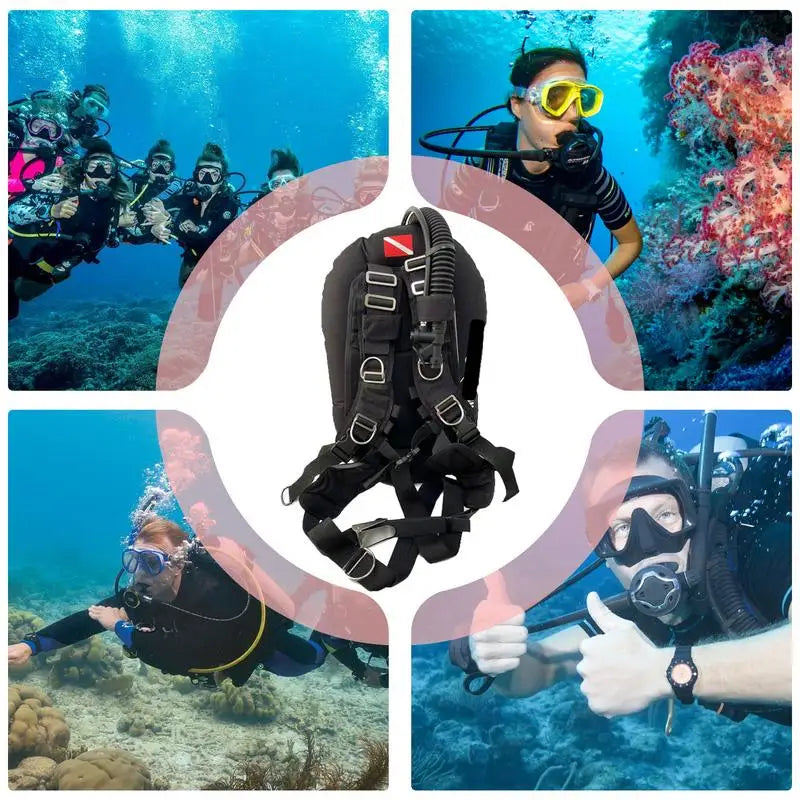 Scuba Diving Harness Adjustable  Harness w/Quick Release For Diving Diving