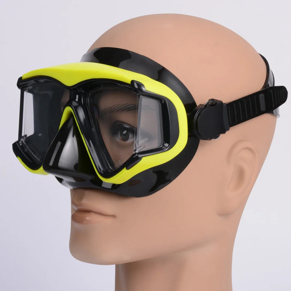 3 Windows Wide View  Diving Mask