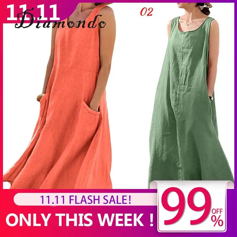 Summer Sleeveless Sundress