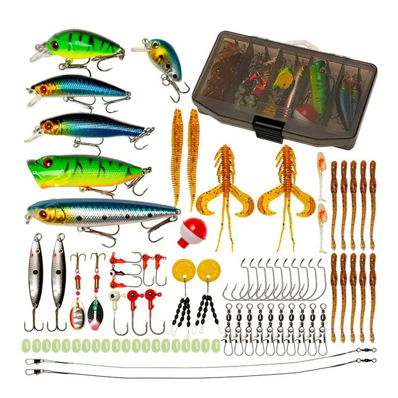 Swim Fishing Lure Enhanced With 3D Fish Eyes   80PCSSet