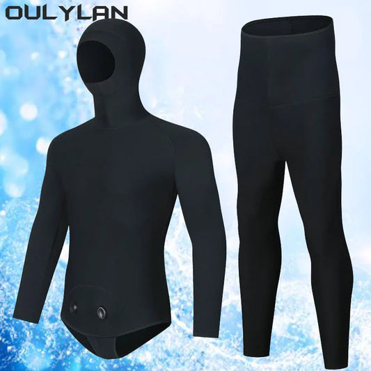 OulylanNeoprene Spearfishing Men Wetsuit