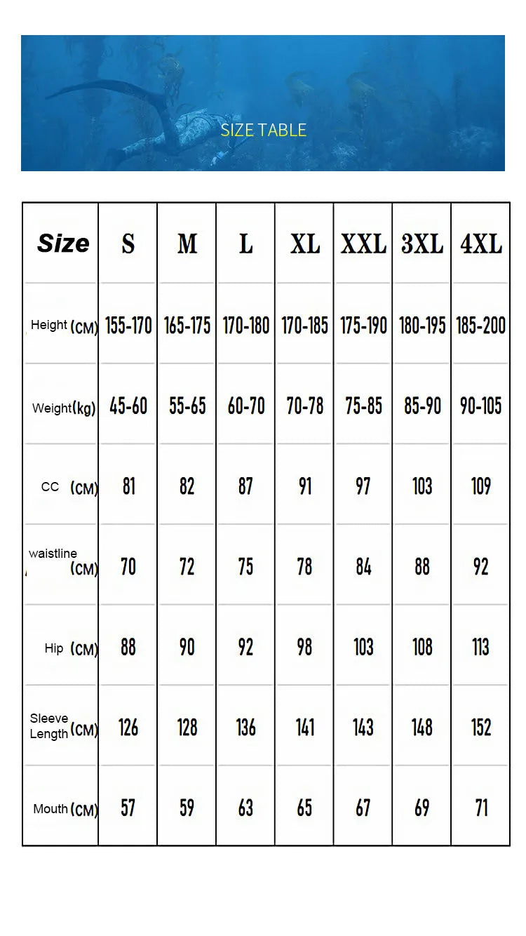 Oulylan Men/Women 5mm 7mm Neoprene Wetsuit