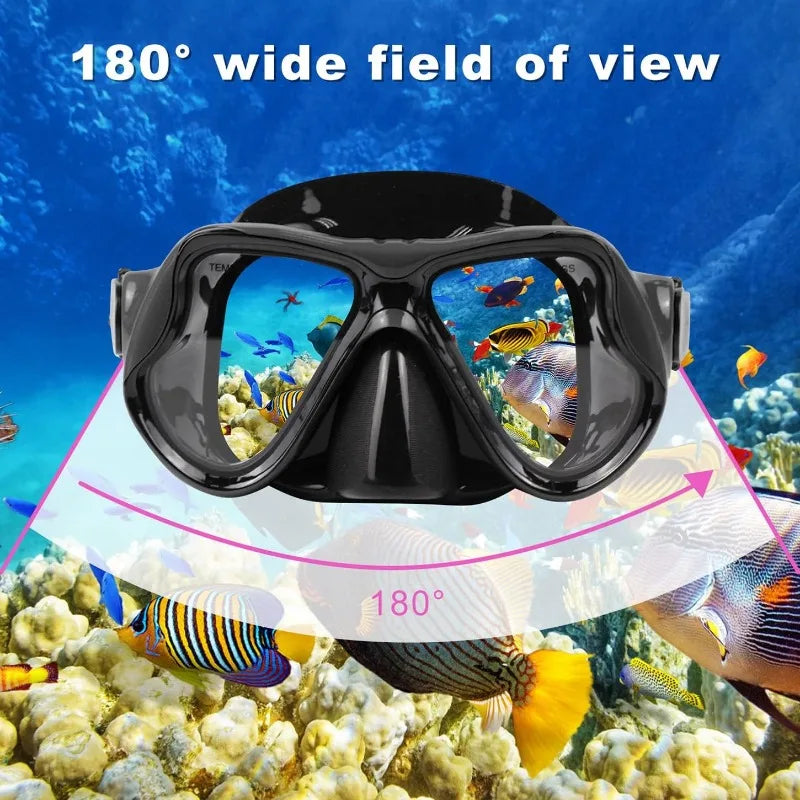 Adults Scuba Diving mask And Dry Snorkel