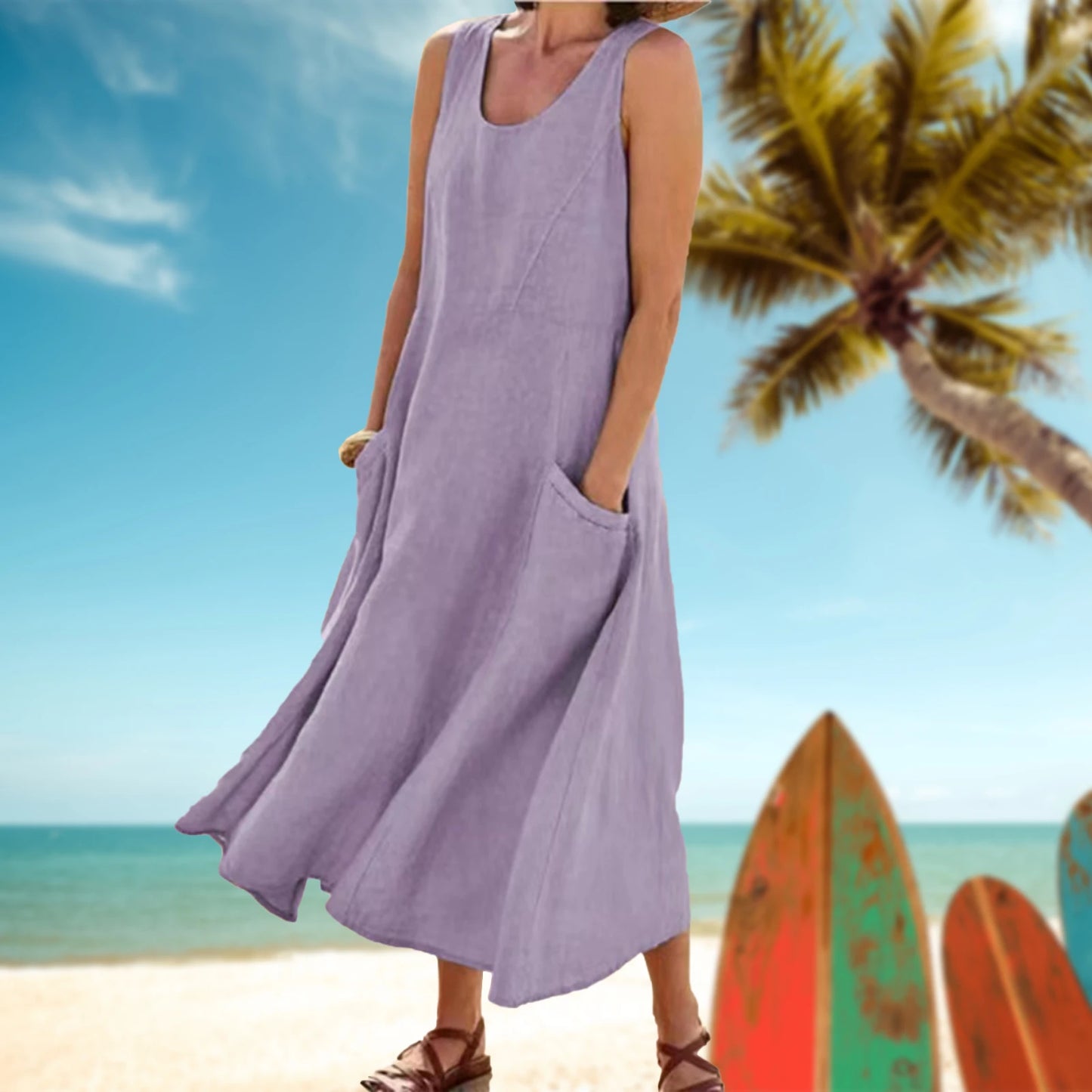 Summer Sleeveless Sundress