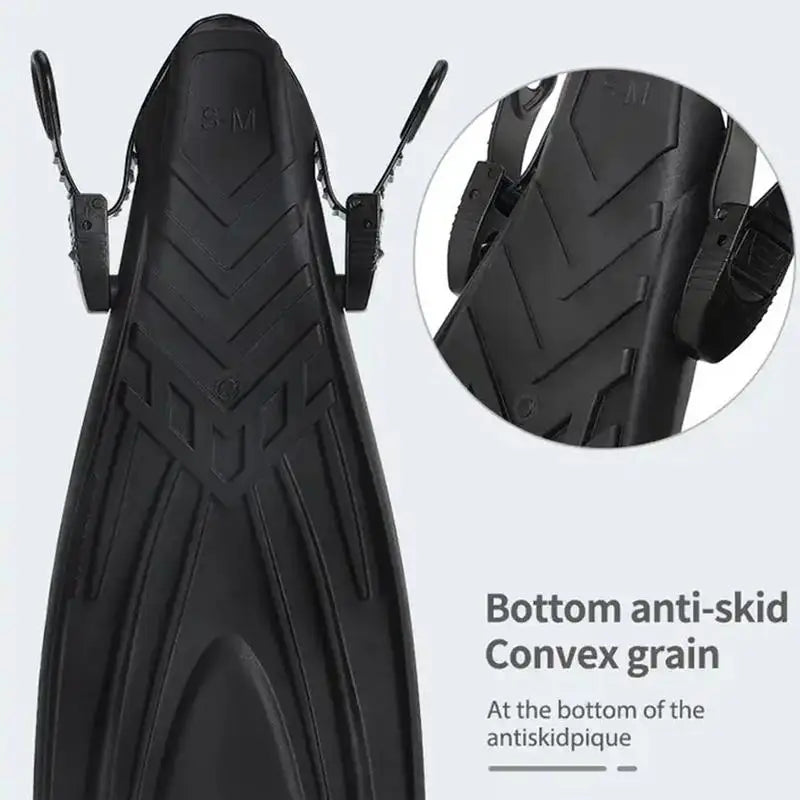 Adult Adjustable Open Heel Snorkel Fins Fins