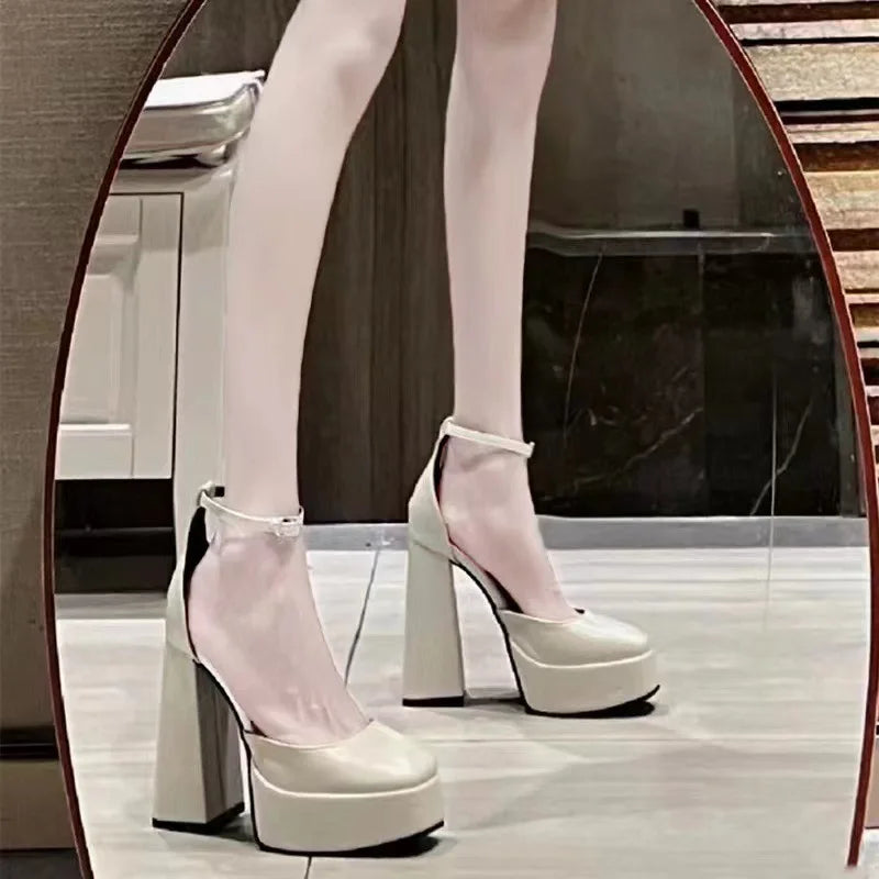 Designer Elegant Fashion Sexy Dress Party Round Toe Shoes