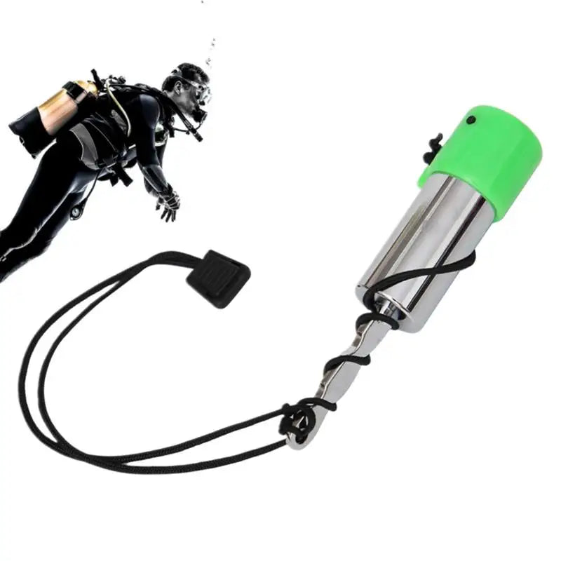 Scuba Diving Underwater Rattle Stick with Clip