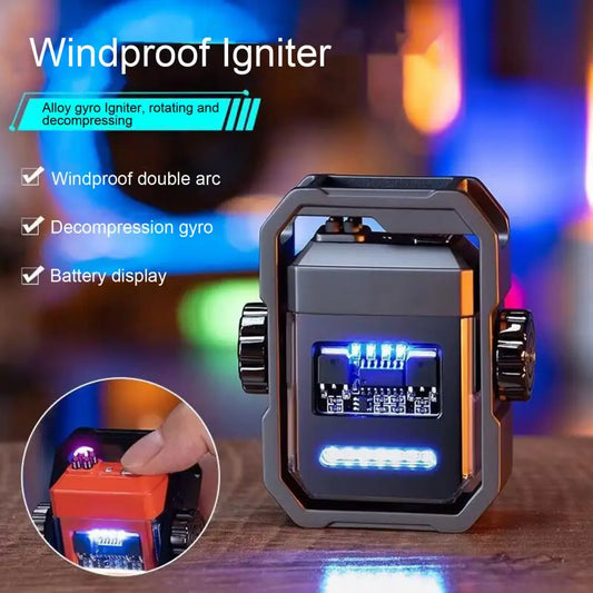 Windproof Flameless Rechargeable Electric Arc-lighter