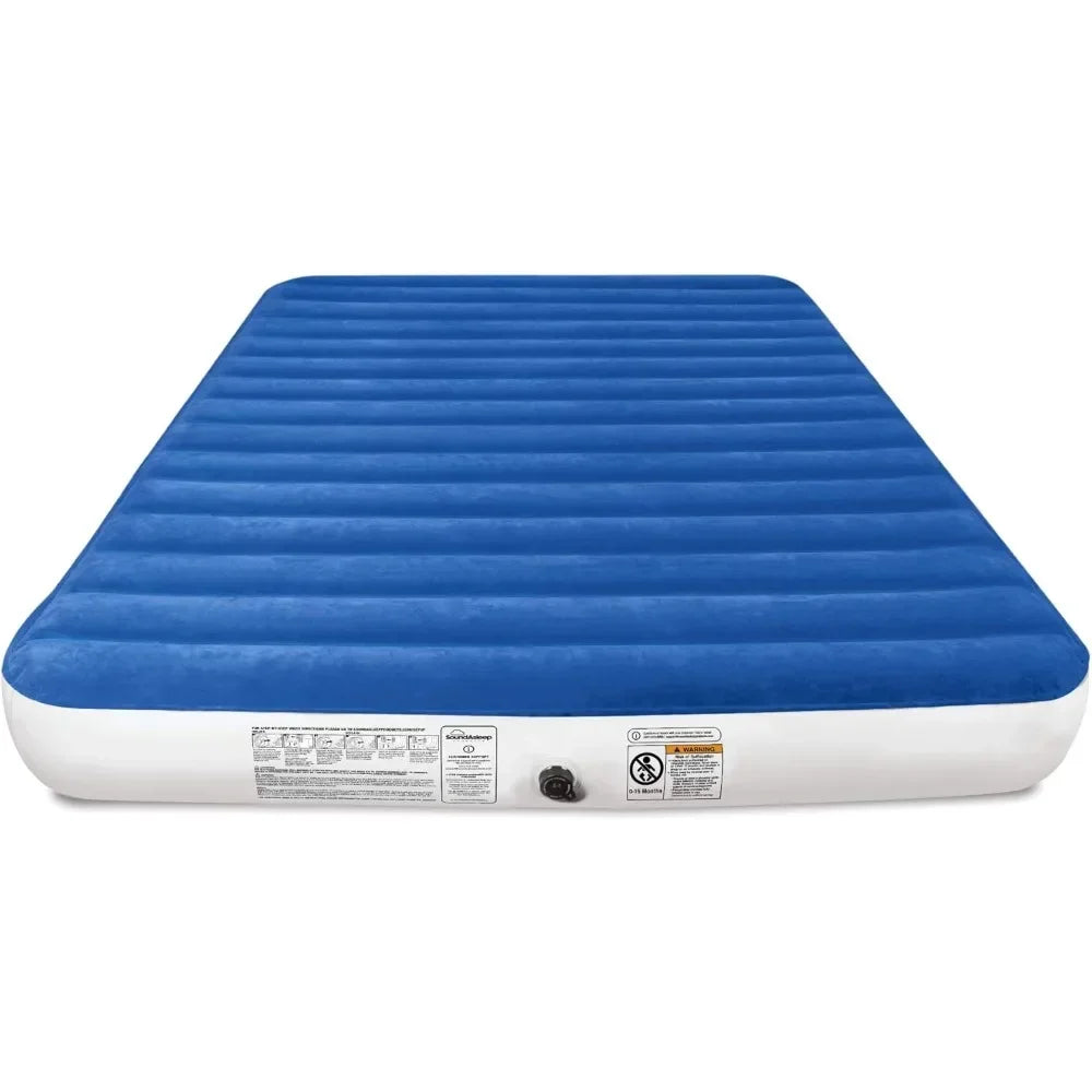 Camping Series Air Mattress  w/ Rechargeable Air Pump  78"L x 58"W