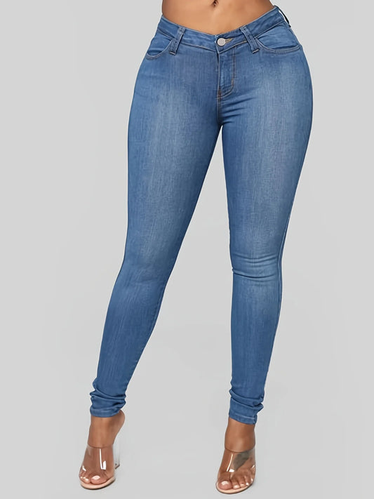 FIGOHR High Waist Stretch Skinny Jeans,