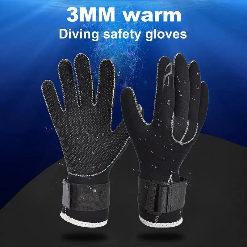 Spearfishing Anti-Slip Swim Fishing Paddling Diving Gloves