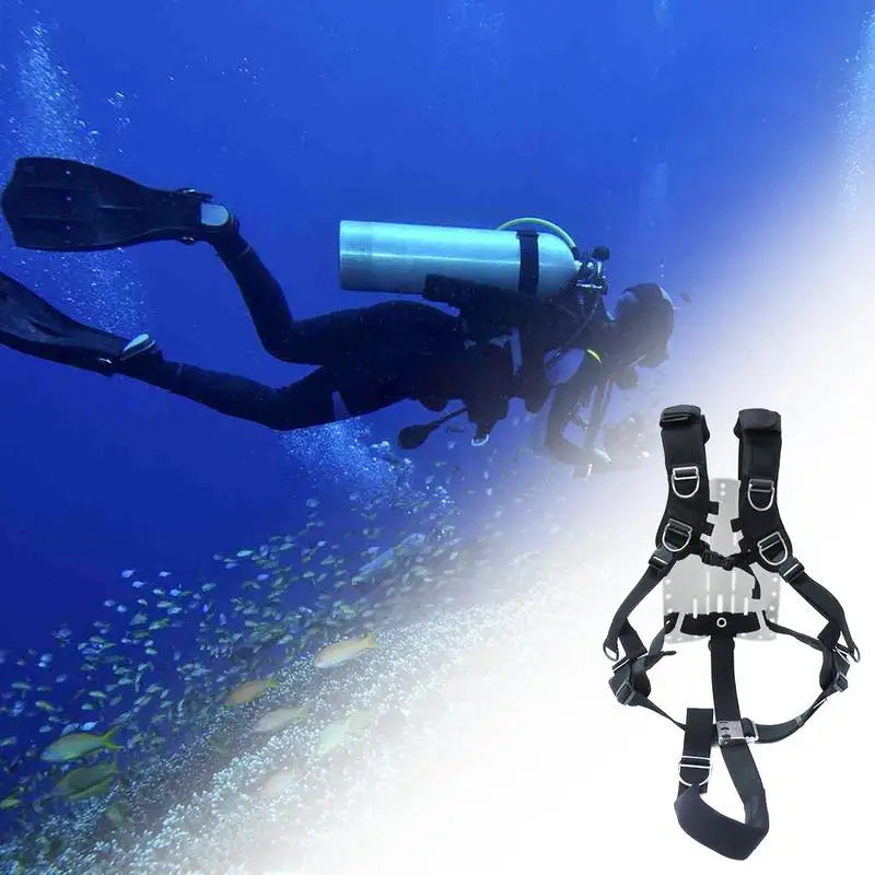 Scuba Diving Harness Adjustable  Harness w/Quick Release For Diving Diving